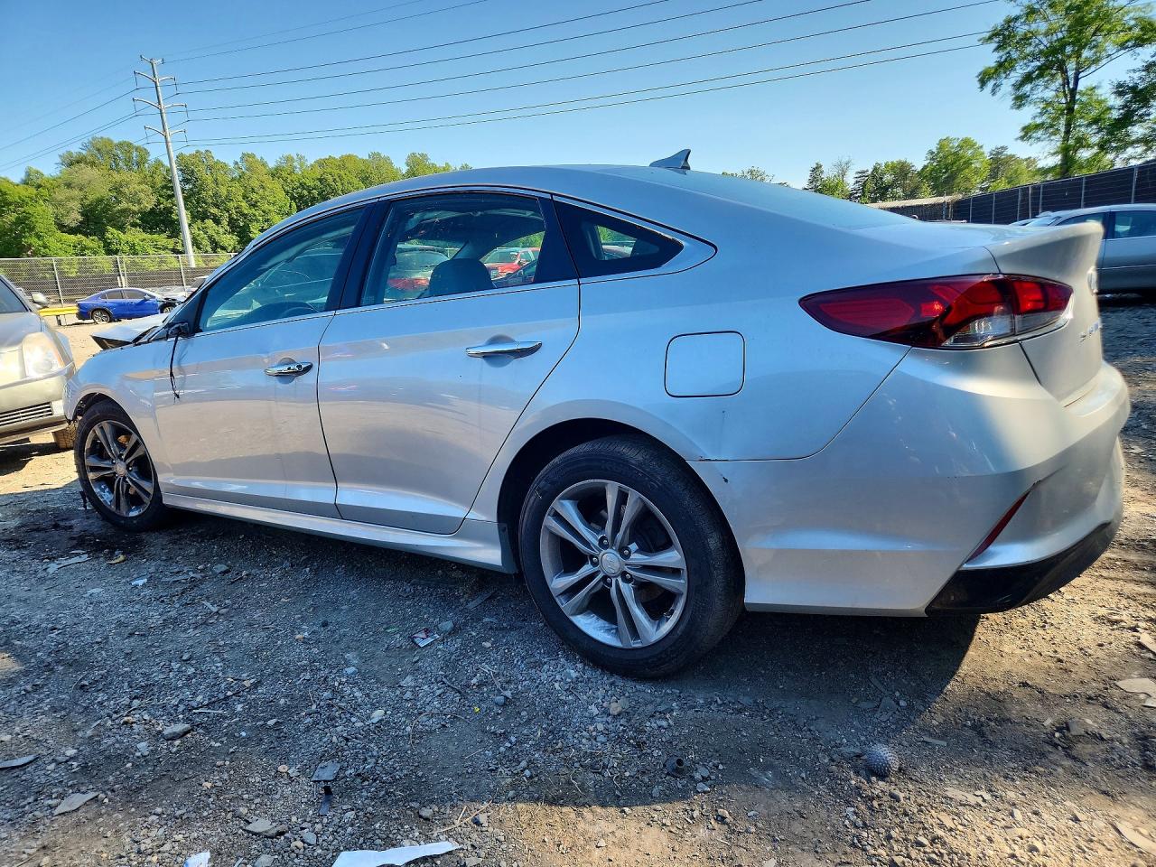 2018 Hyundai Sonata Sel Silver vin: 5NPE34AF2JH618741