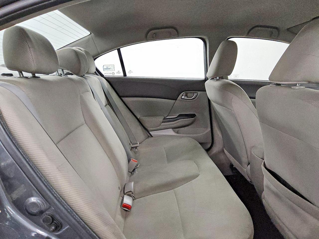 2012 Honda Civic Lx Gray vin: 19XFB2F59CE086732