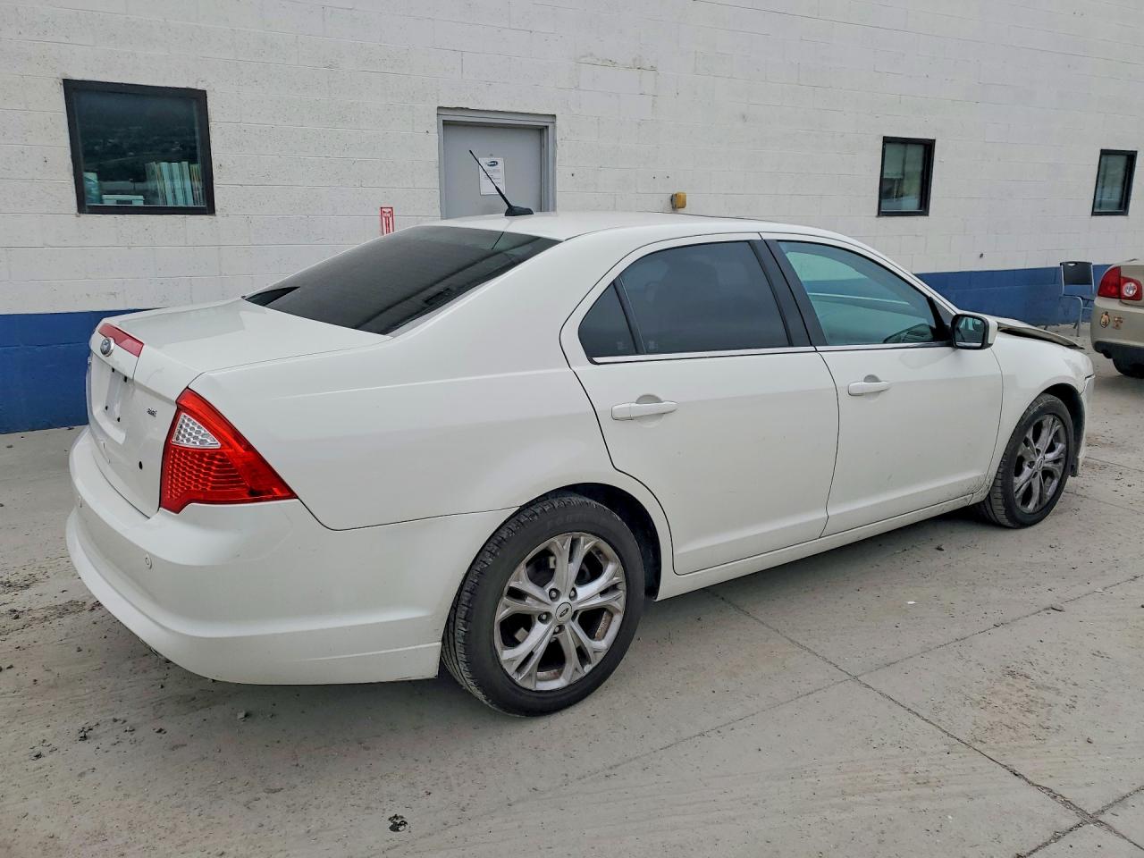 2012 Ford Fusion Se White vin: 3FAHP0HA5CR415837