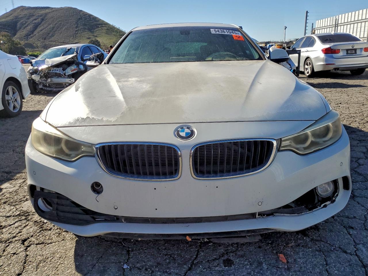 2015 Bmw 428 I Gran Coupe Sulev White vin: WBA4A9C53FGL85187