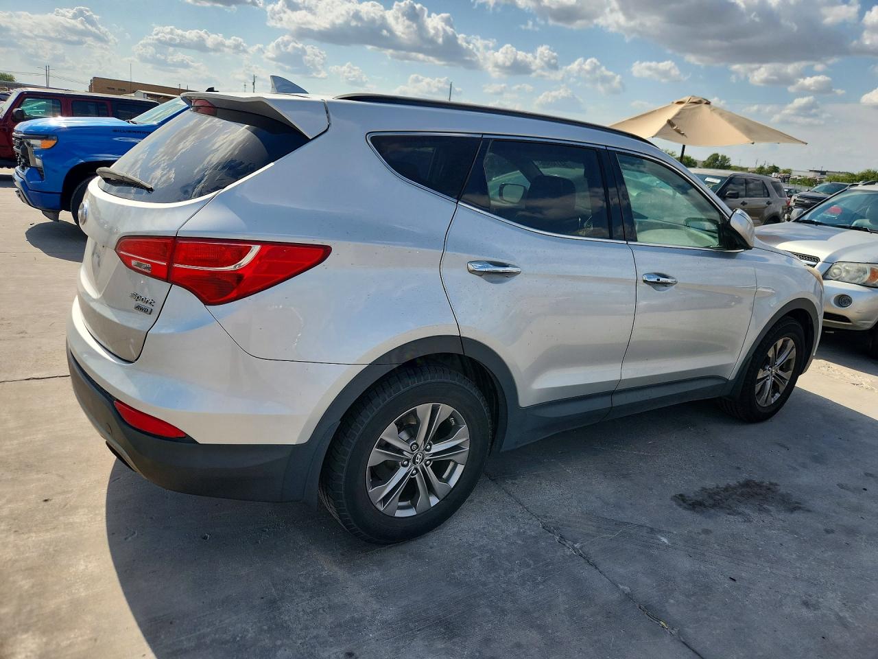 2013 Hyundai Santa Fe Sport 2.4l Silver vin: 5XYZUDLB2DG084242