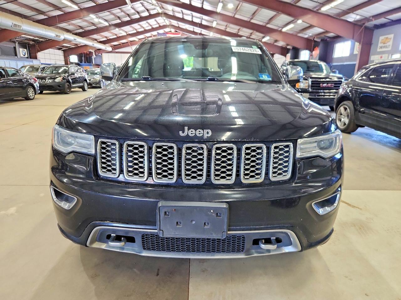 2018 Jeep Grand Cherokee Overland Black vin: 1C4RJFCG3JC387871