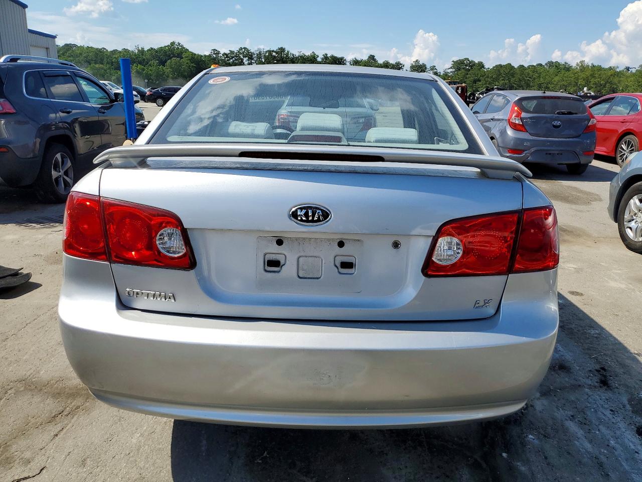 2008 Kia Optima Lx Silver vin: KNAGE123585241139