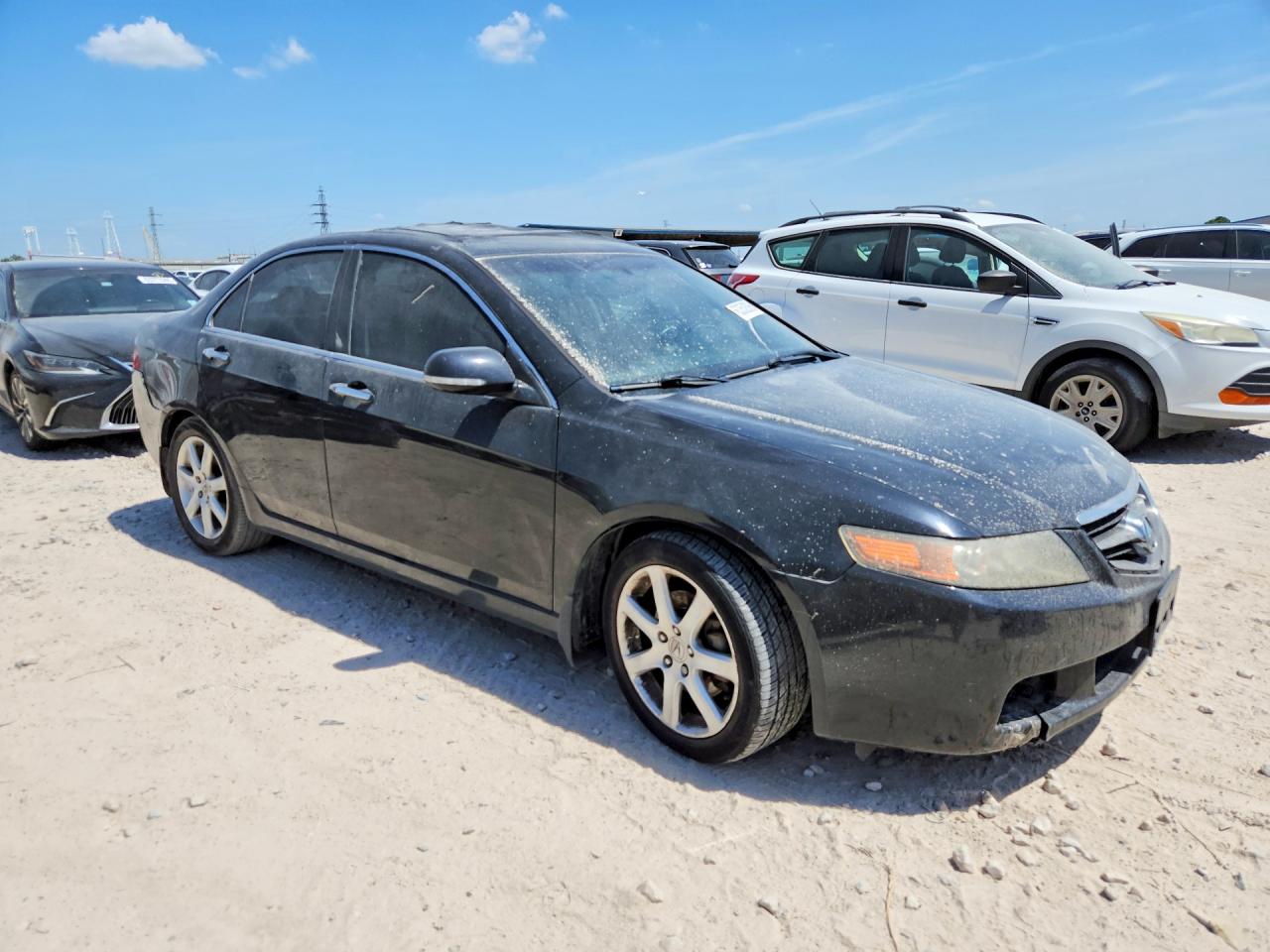 2005 Acura Tsx Черный vin: JH4CL96925C010001