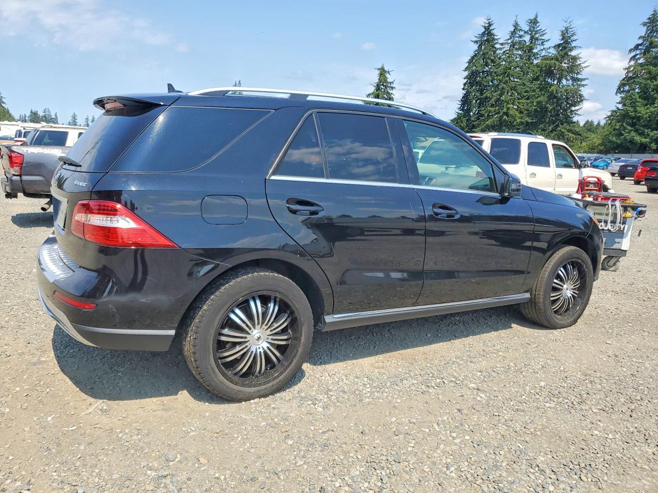 2013 Mercedes-benz Ml 350 4matic Black vin: 4JGDA5HB5DA130532