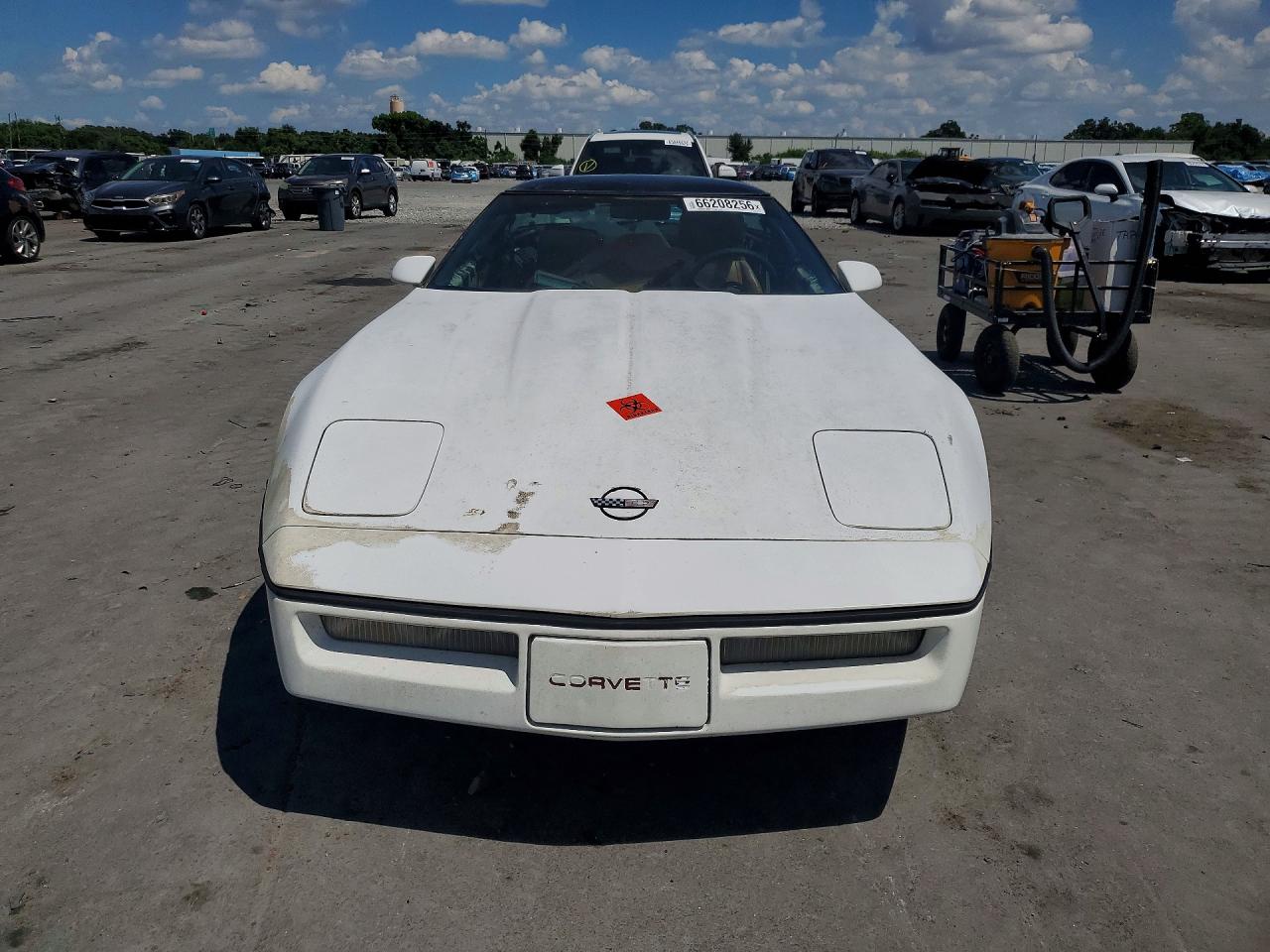 1989 Chevrolet Corvette White vin: 1G1YY2183K5102435