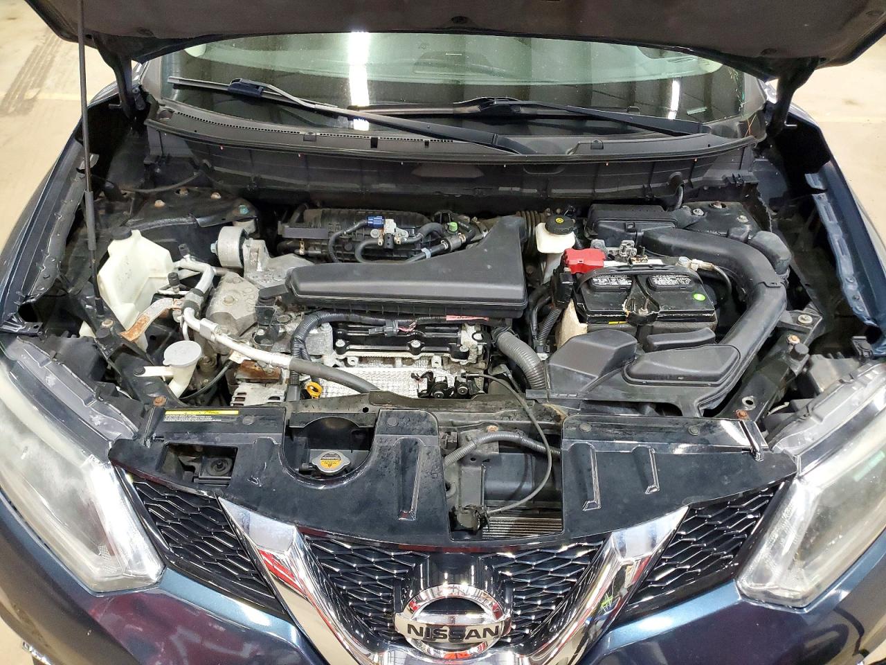 2014 Nissan Rogue Sl Blue vin: 5N1AT2MV4EC864760