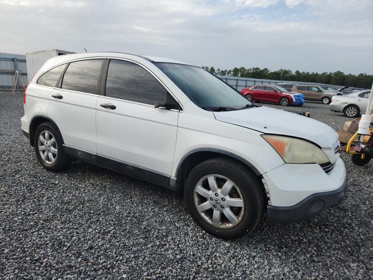 2009 Honda Cr-v Ex White vin: 5J6RE48539L064541