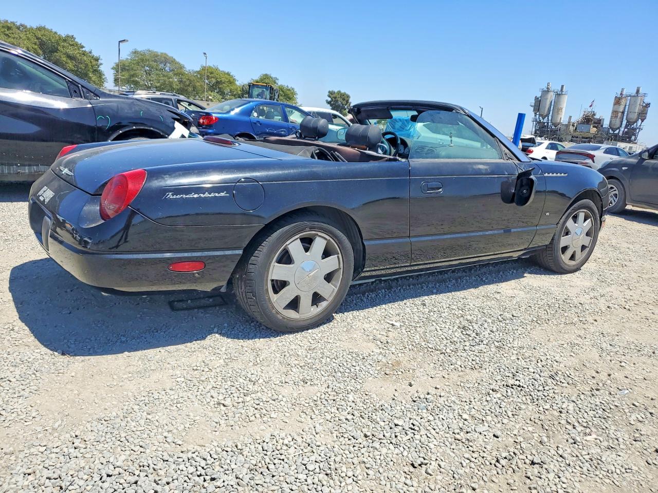 2003 Ford Thunderbird Black vin: 1FAHP60A63Y112159