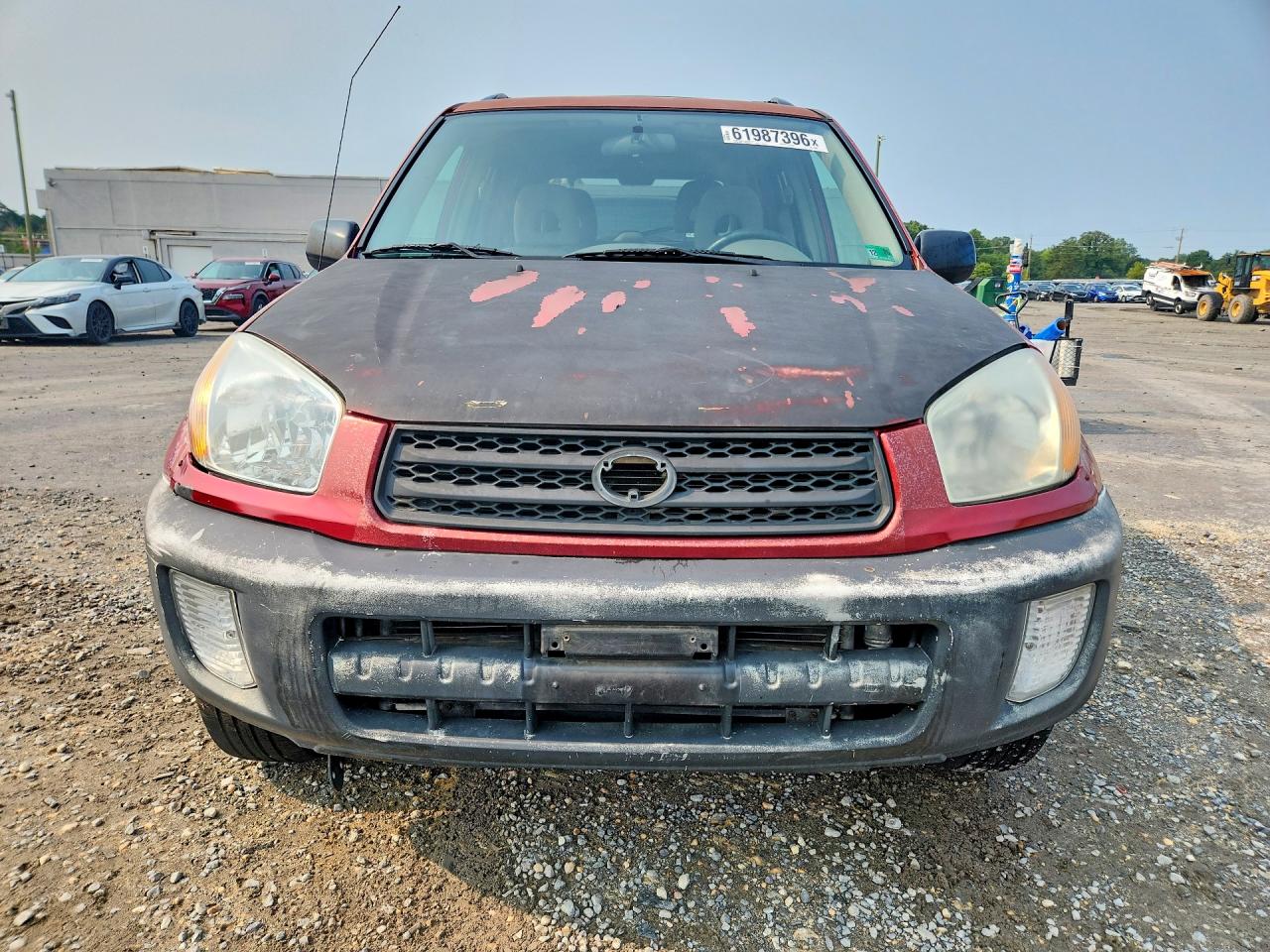 2002 Toyota Rav4 Base Red vin: JTEHH20V220178803