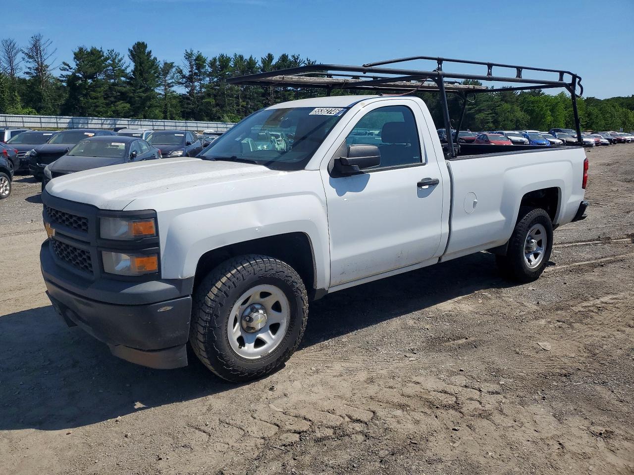 2014 Chevrolet Silverado C1500 Белый vin: 1GCNCPEH1EZ381221