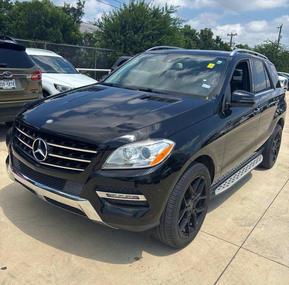 2015 Mercedes-benz Ml 350 Black vin: 4JGDA5JB0FA531340