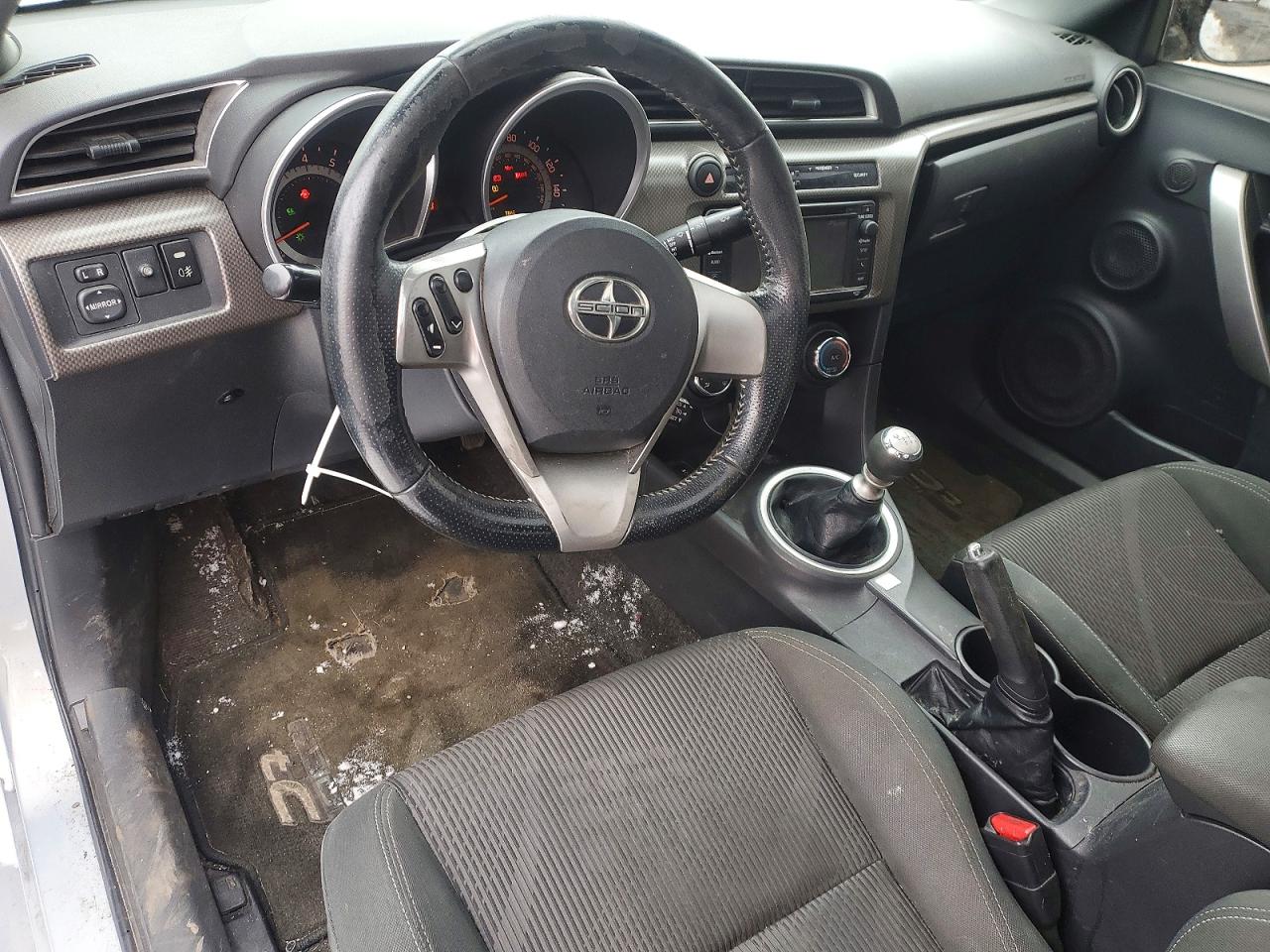 2014 Toyota Scion Tc Silver vin: JTKJF5C76E3074658