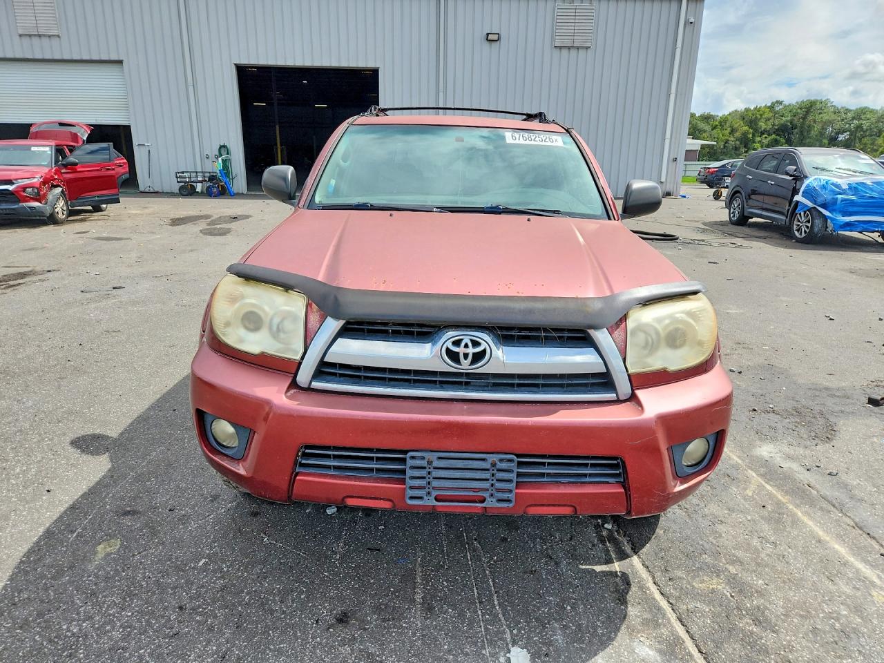 2007 Toyota 4runner Sr5 Red vin: JTEZU14R578070093