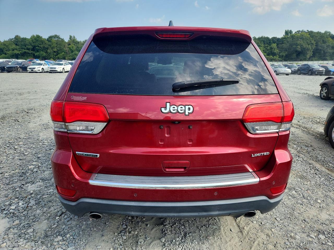 2014 Jeep Grand Cherokee Limited Red vin: 1C4RJEBM8EC326443
