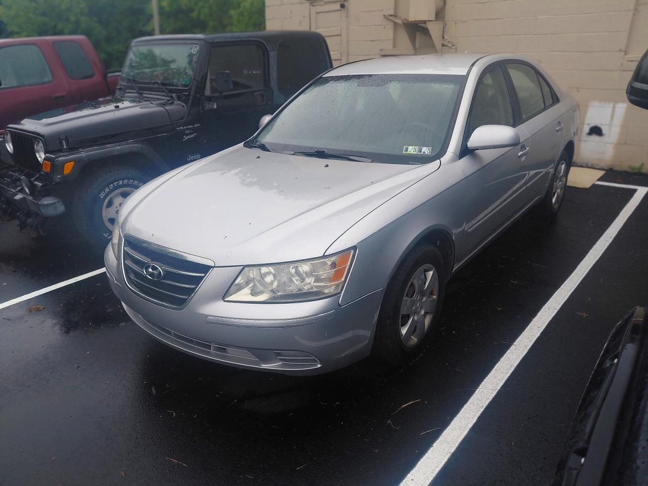 2009 Hyundai Sonata Gls Silver vin: 5NPET46C09H536002