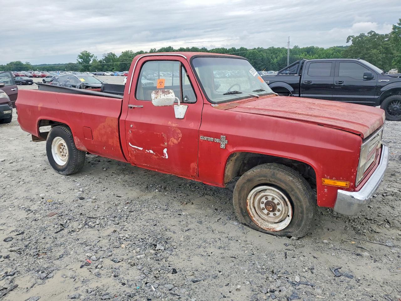 1982 Chevrolet C20 Красный vin: 1GCGC24M6CS186036