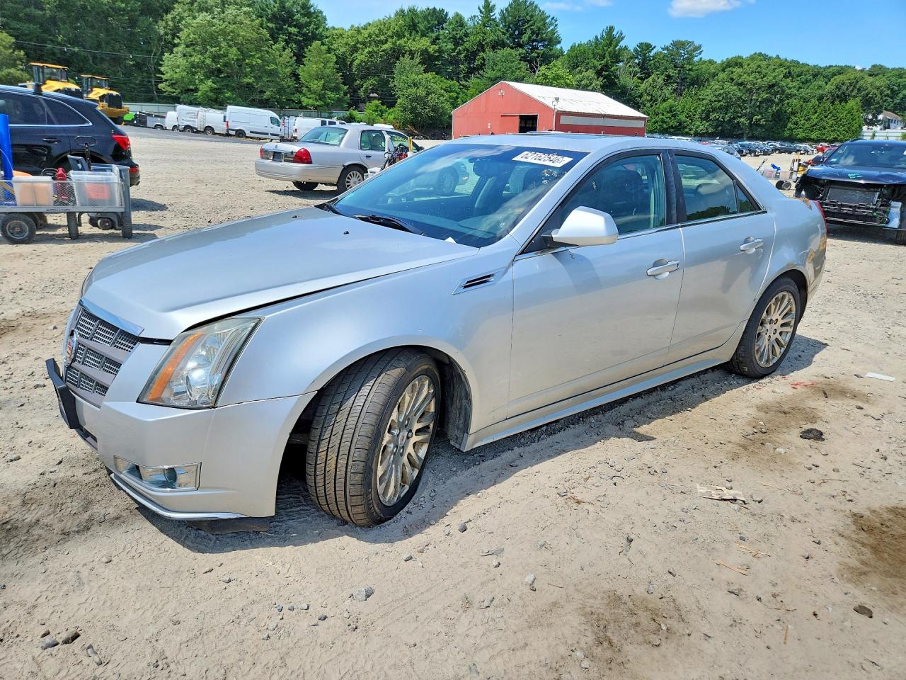2010 Cadillac Cts Premium Collection Silver vin: 1G6DS5EV1A0106135