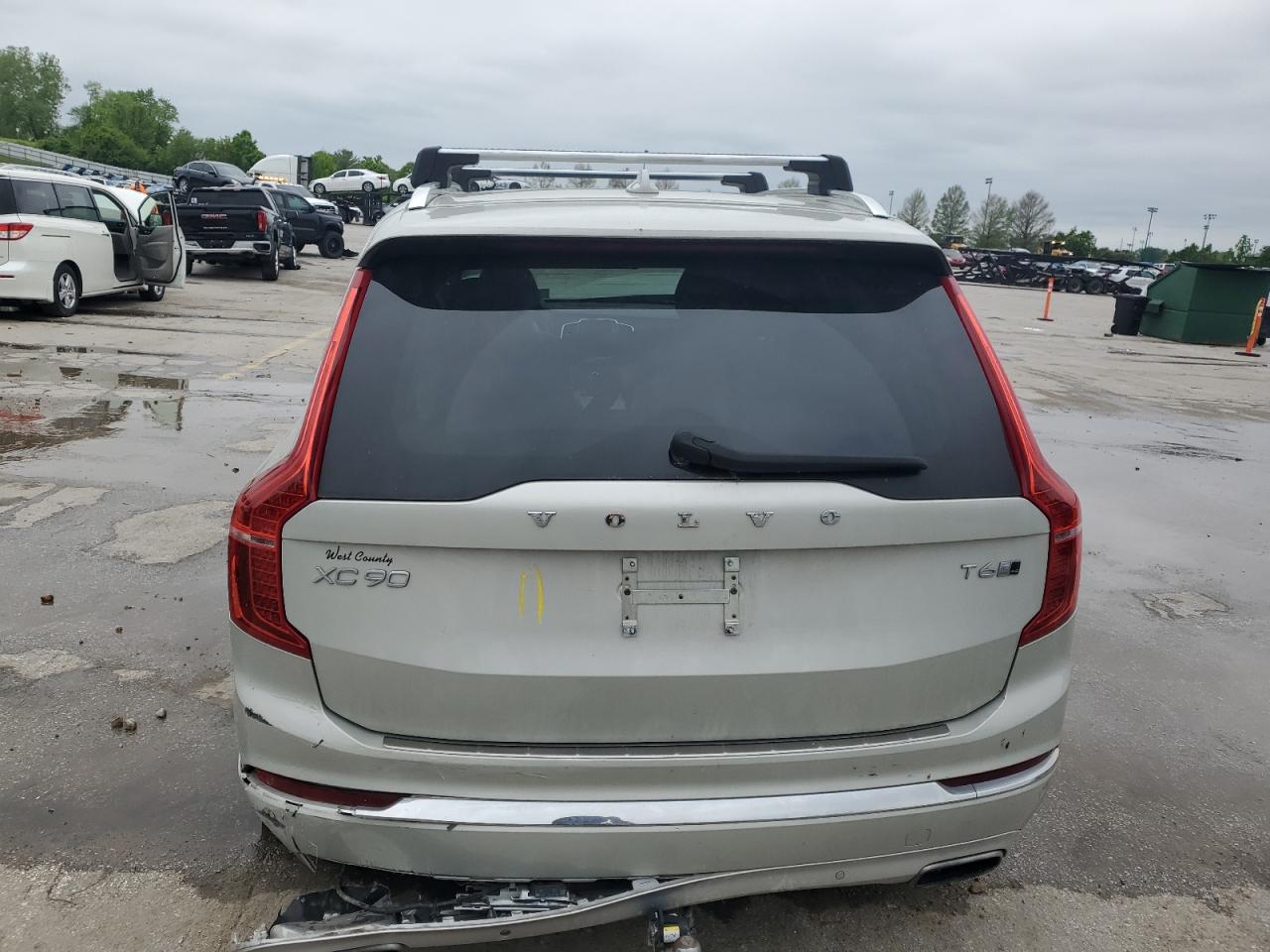 2020 Volvo Xc90 T6 Inscription Серебряный vin: YV4A221LXL1607974