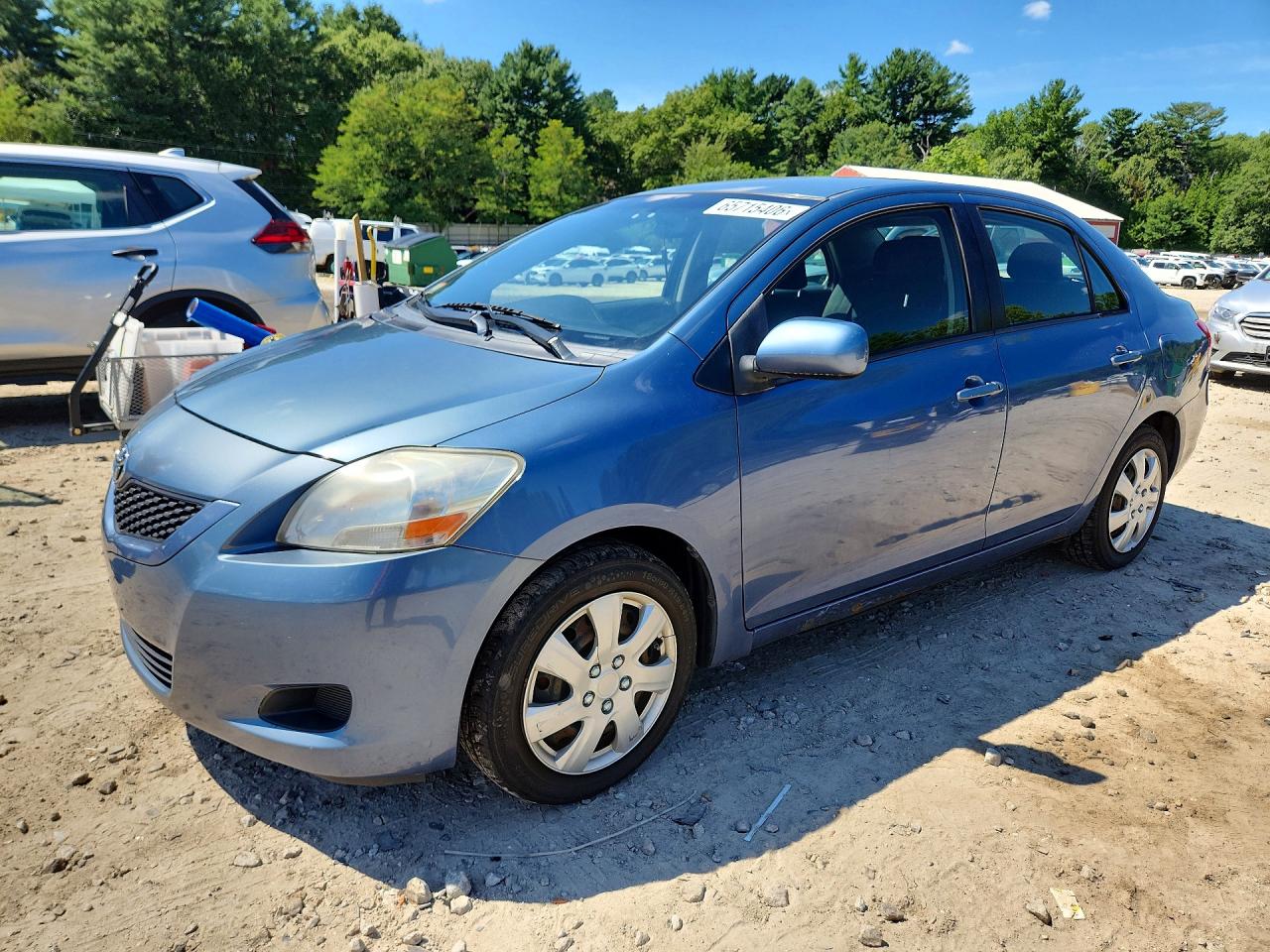2012 Toyota Yaris Fleet Blue vin: JTDBT4K31CL021571