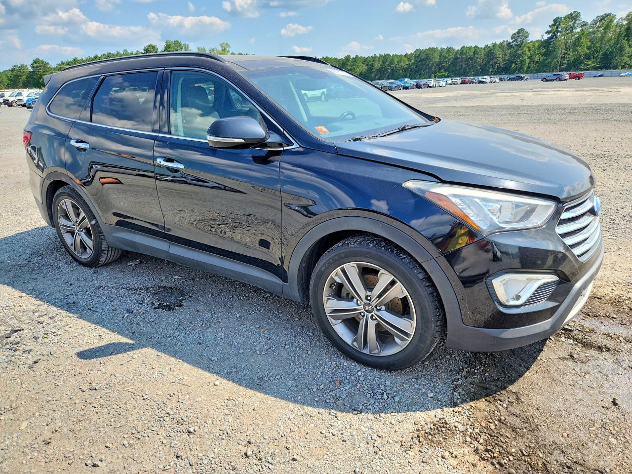 2013 Hyundai Santa Fe Limited Black vin: KM8SR4HF7DU007374