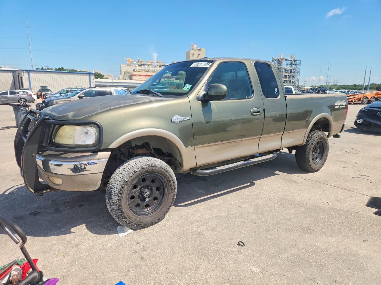 2002 Ford F150 Gray vin: 1FTRX18L32KA76794