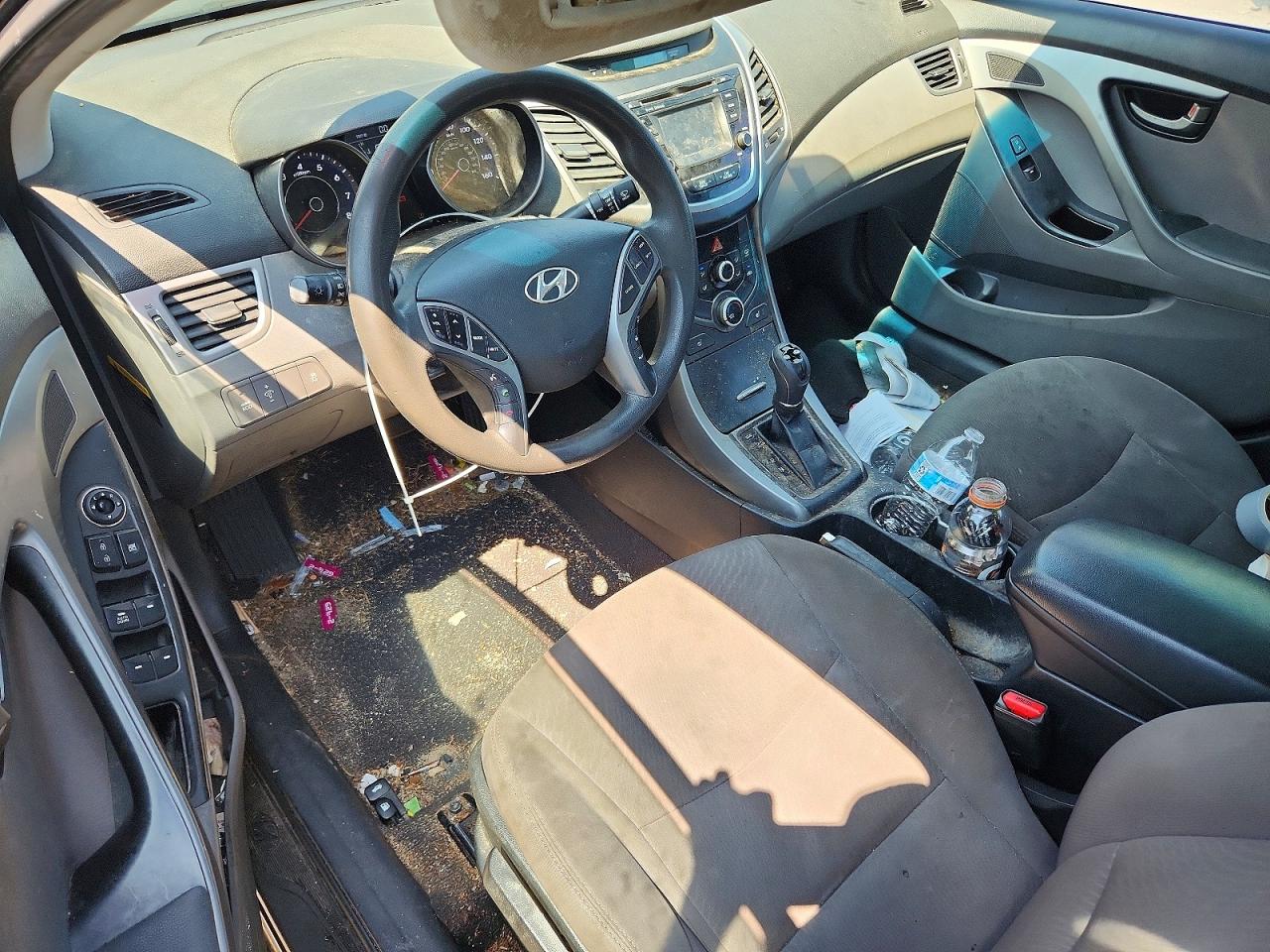 2014 Hyundai Elantra Se Black vin: 5NPDH4AE1EH471404