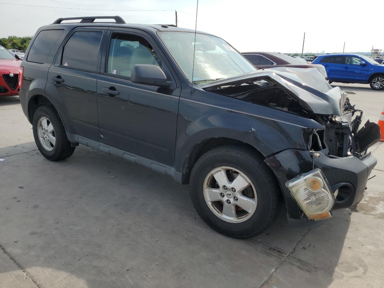 2012 Ford Escape Xlt Black vin: 1FMCU9D75CKC70424