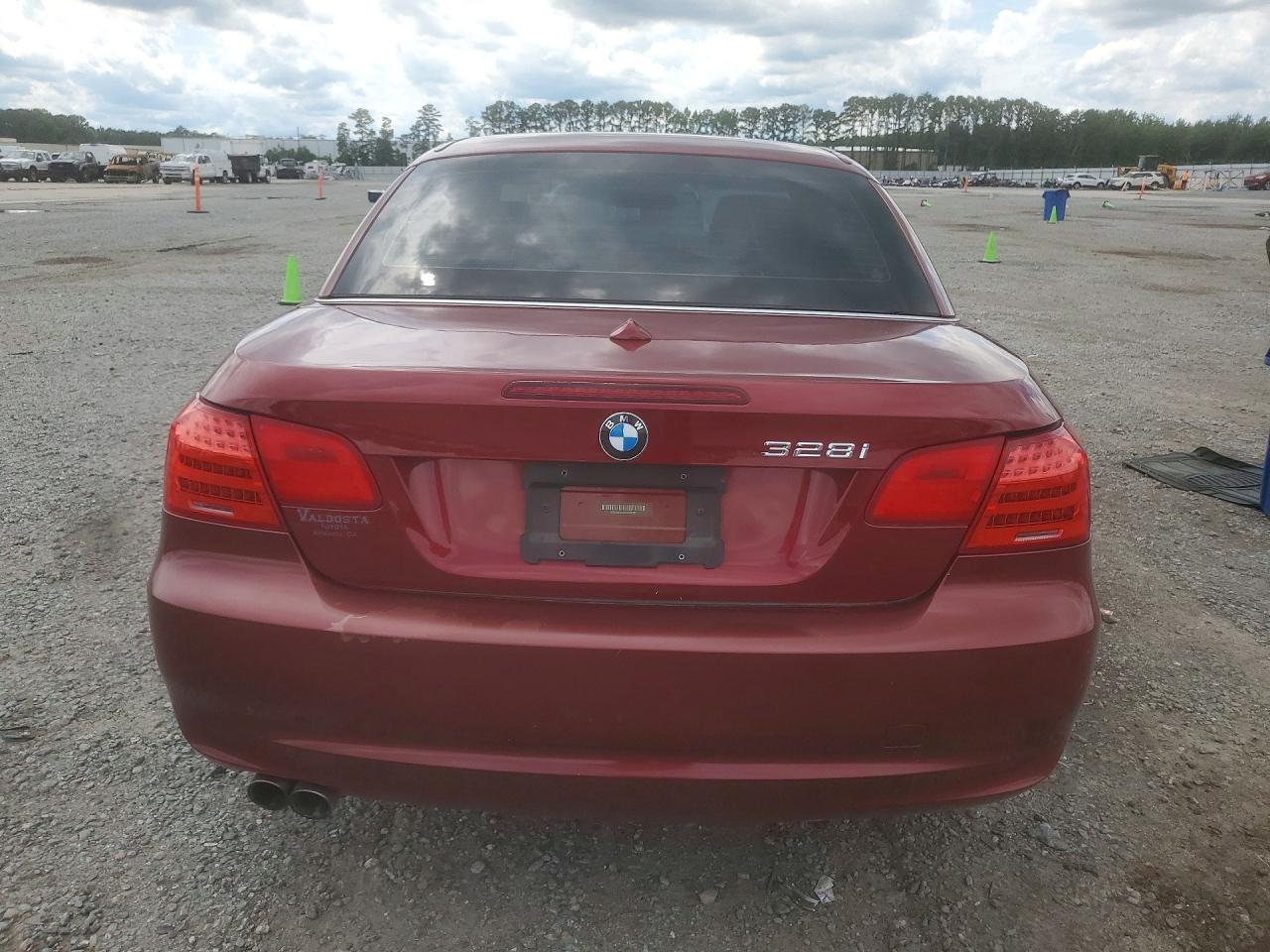 2012 Bmw 328 I Red vin: WBADW3C52CE822781