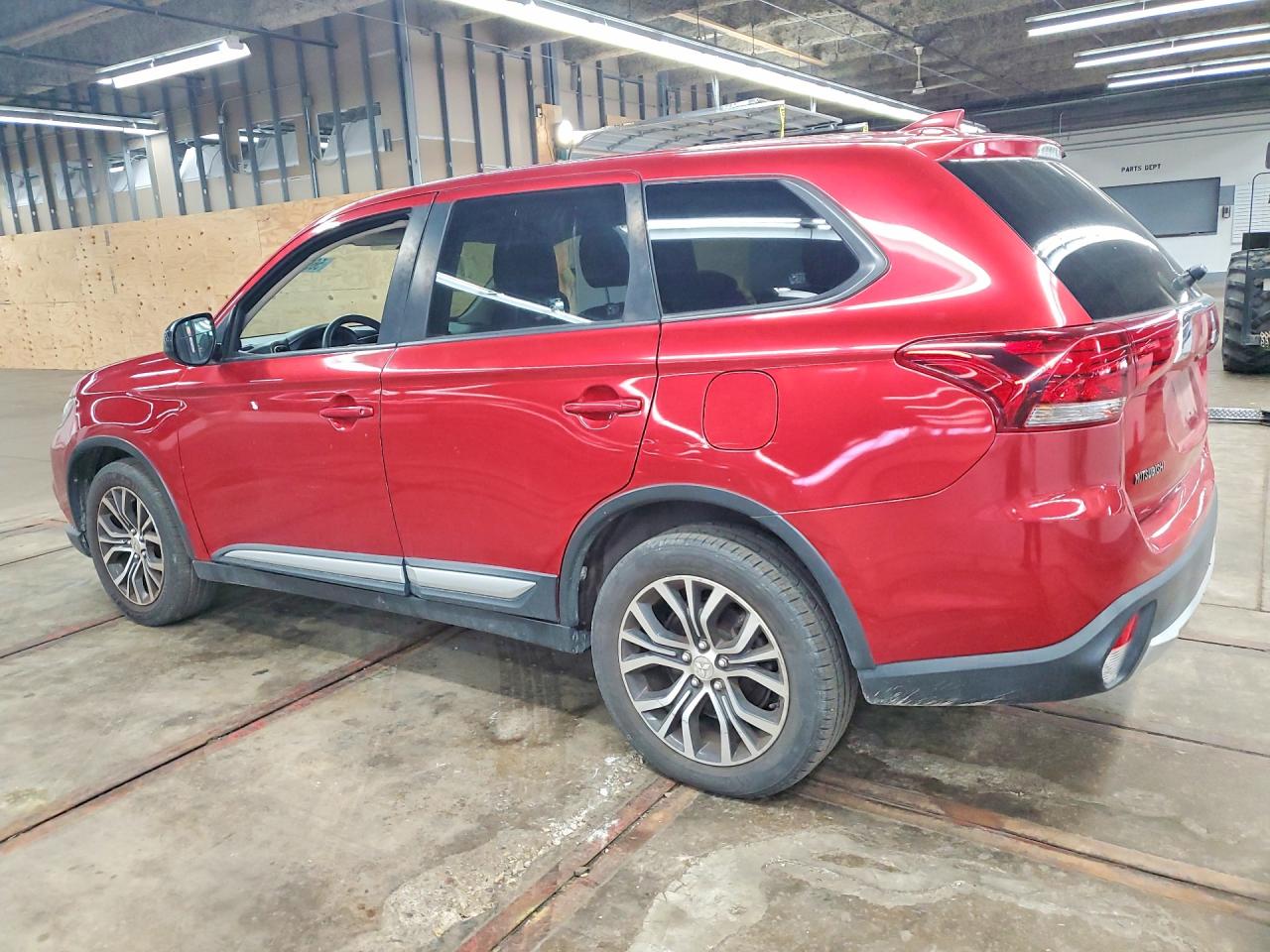 2018 Mitsubishi Outlander Se Красный vin: JA4AZ3A31JZ057013