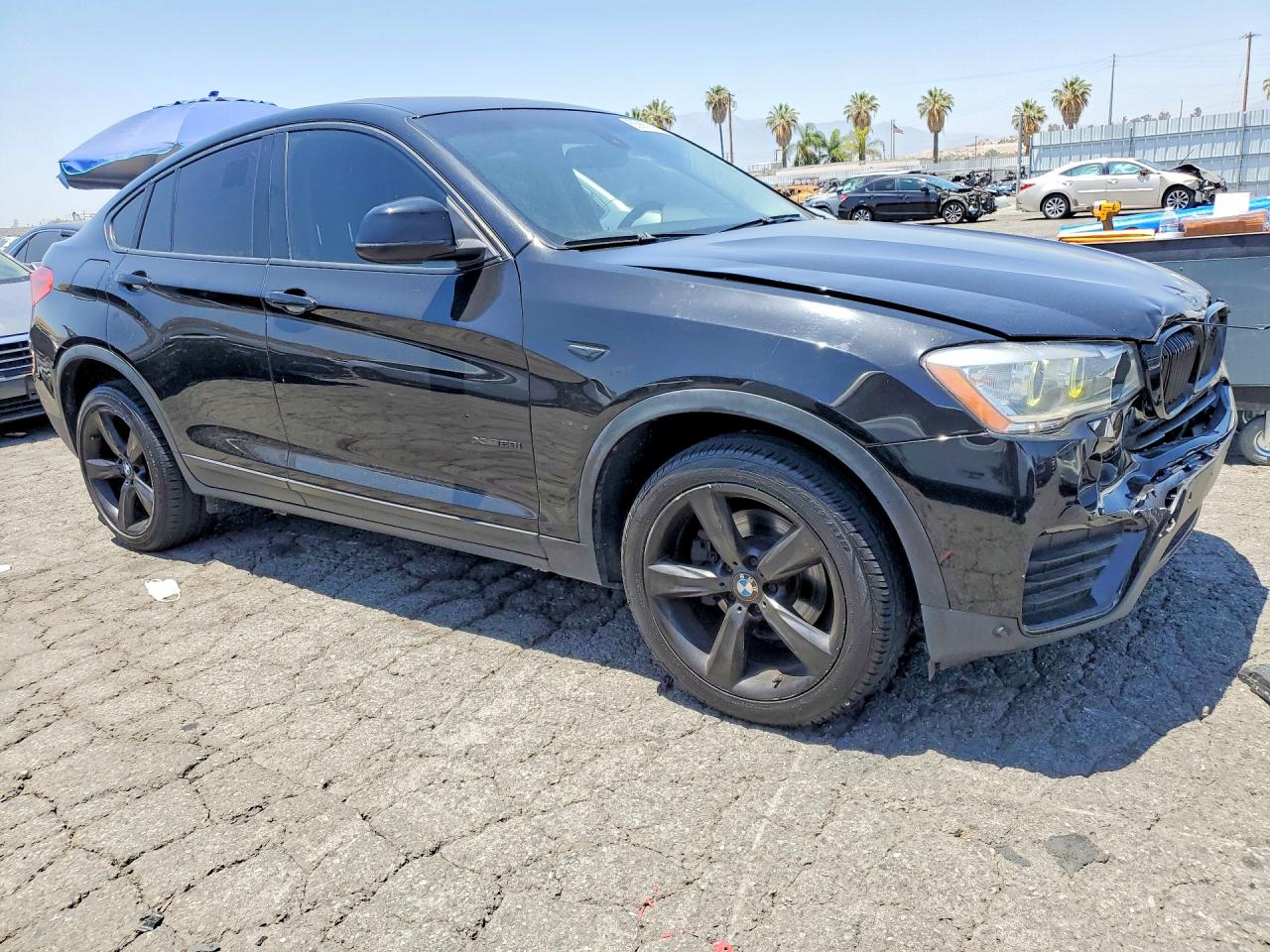 2015 Bmw X4 Xdrive28i Black vin: 5UXXW3C52F0M87389