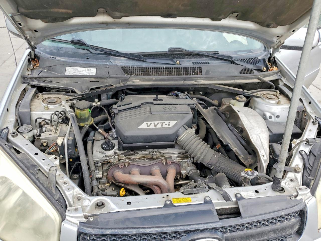 2004 Toyota Rav4 Base Silver vin: JTEGD20V740023254