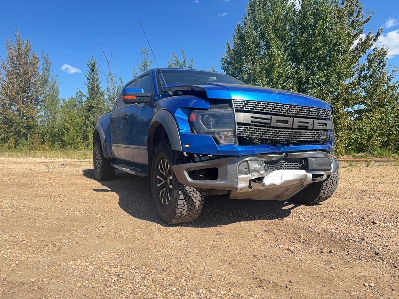 2013 Ford F150 Svt Raptor Blue vin: 1FTFW1R67DFB78755