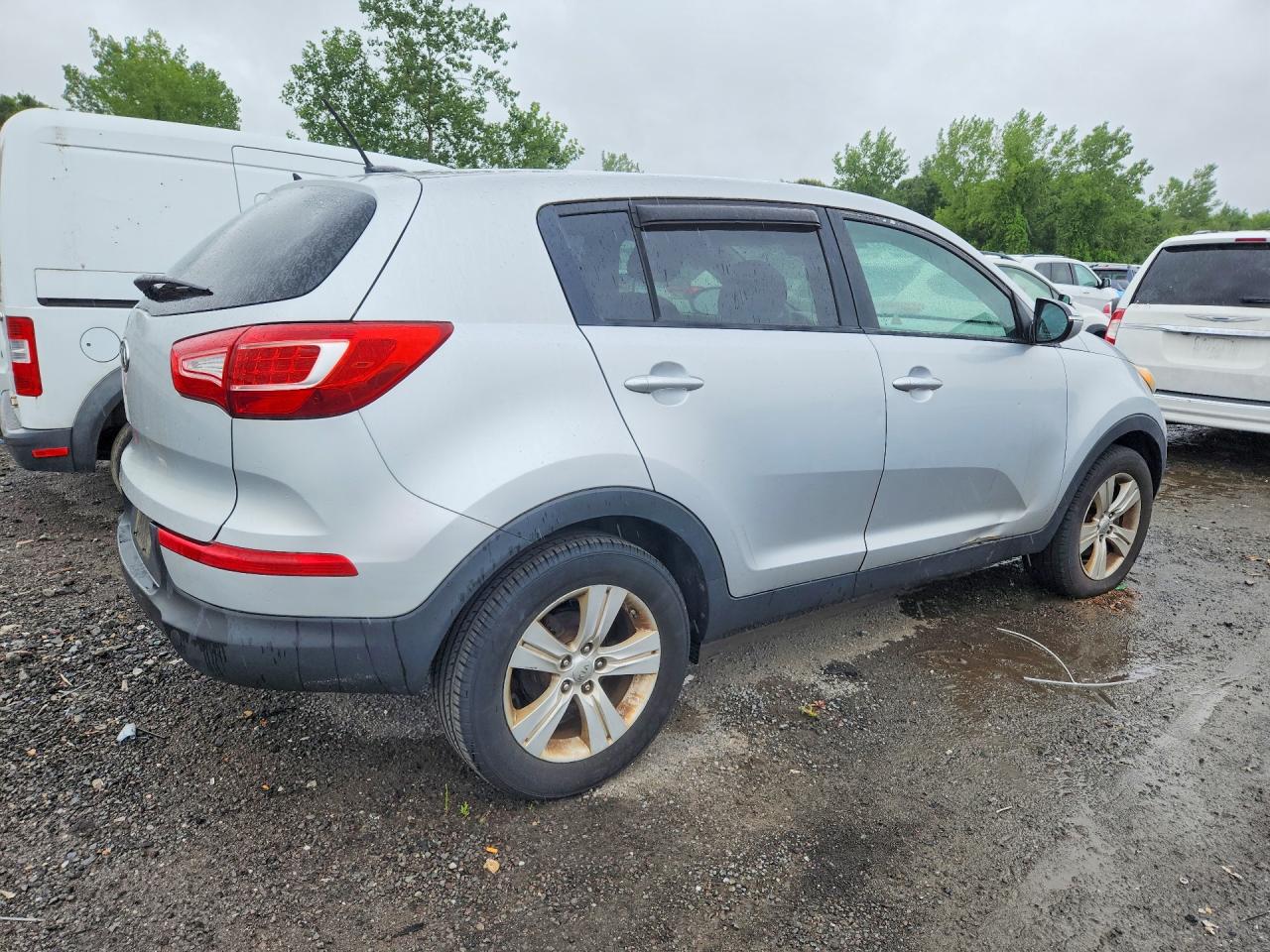 2012 Kia Sportage Lx Silver vin: KNDPB3A20C7271923