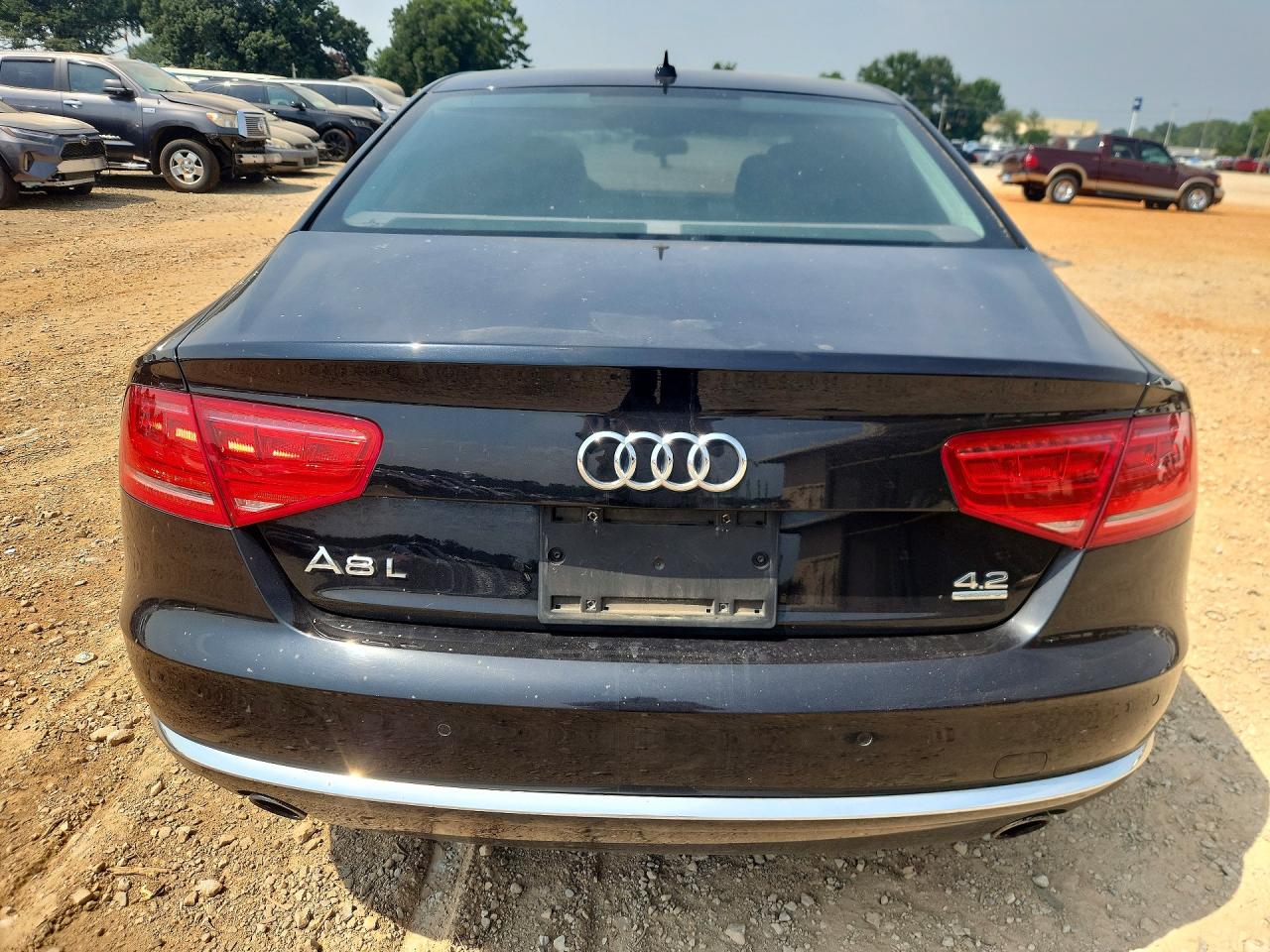 2012 Audi A8 L Quattro Black vin: WAURVAFD4CN008616