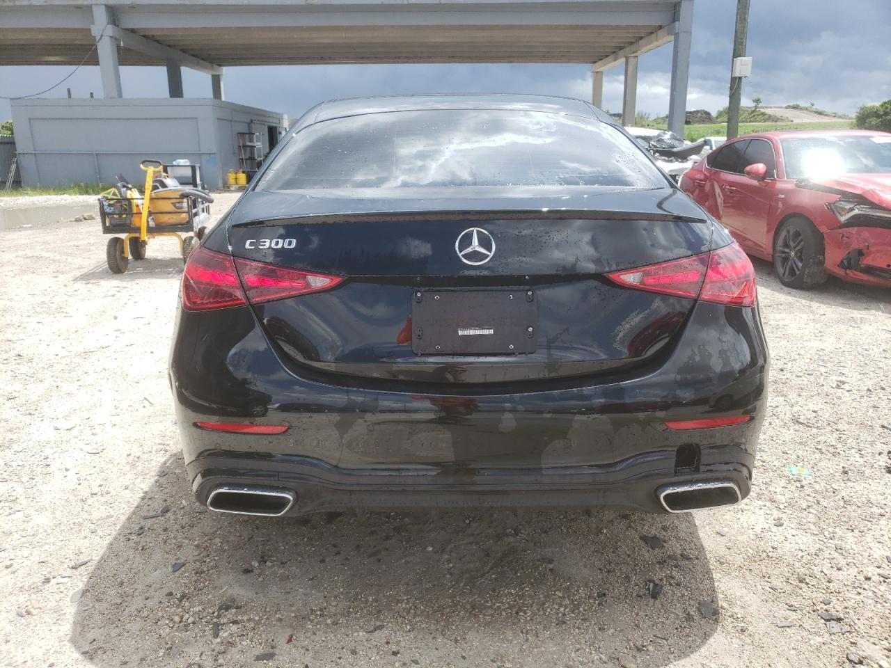 2024 Mercedes-benz C 300 Черный vin: W1KAF4GB5RR229077