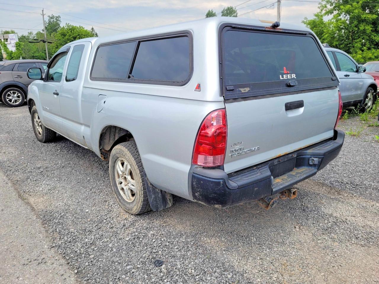 2007 Toyota Tacoma Access Cab Silver vin: 5TETX22N07Z399371