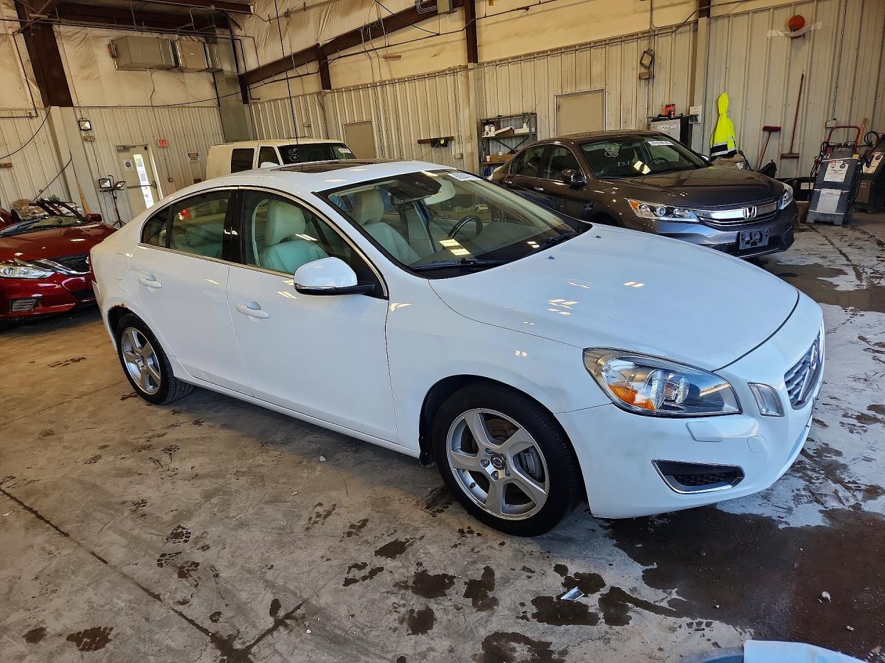 2013 Volvo S60 T5 White vin: YV1612FS1D2221459