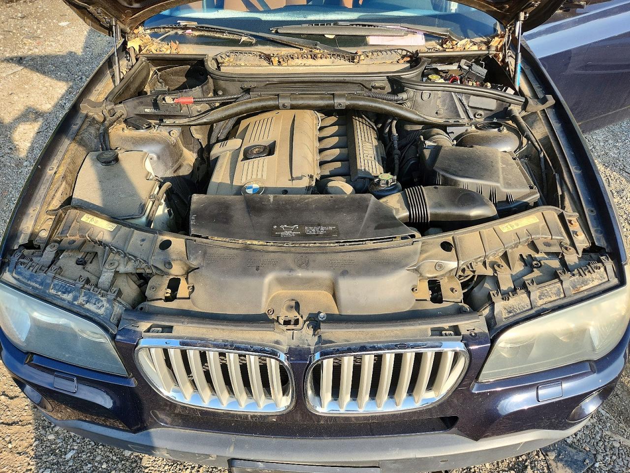 2009 Bmw X3 Xdrive30i Blue vin: WBXPC93479WJ31349