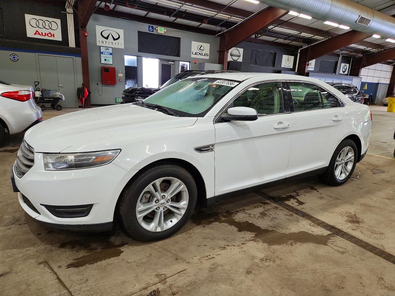 2015 Ford Taurus Sel White vin: 1FAHP2H83FG129067