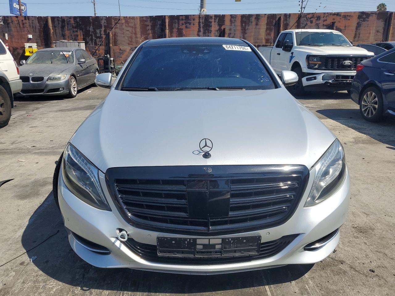 2014 Mercedes-benz S 550 4matic Silver vin: WDDUG8FB6EA054446