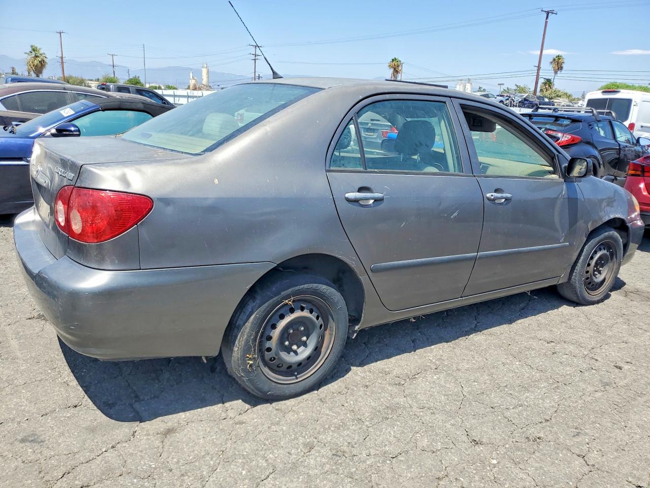 2007 Toyota Corolla Ce Gray vin: 1NXBR32E17Z893108