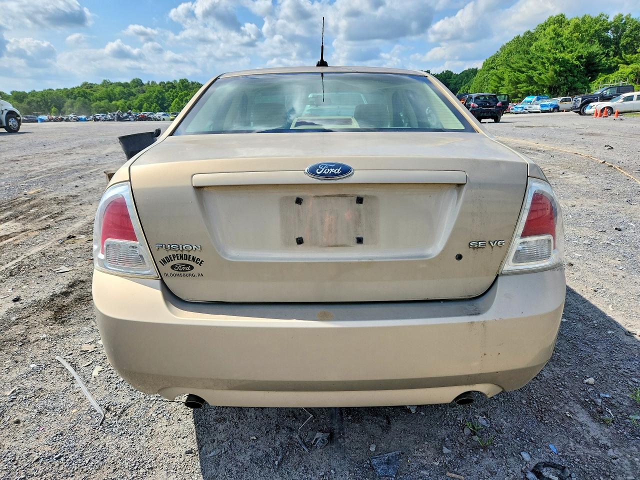2007 Ford Fusion Se Beige vin: 3FAHP07167R208140