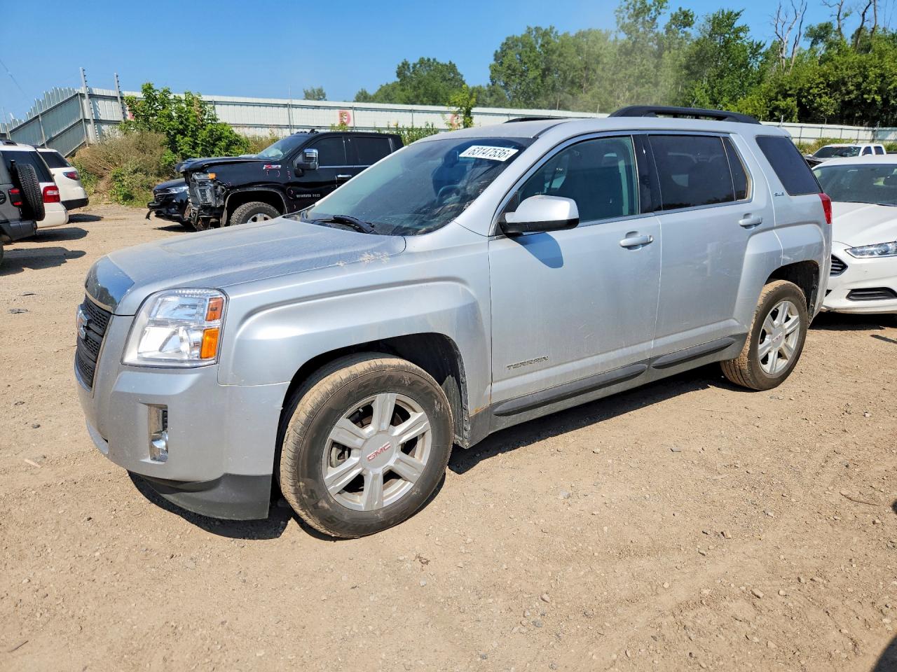 2014 Gmc Terrain Sle Silver vin: 2GKALREKXE6270320