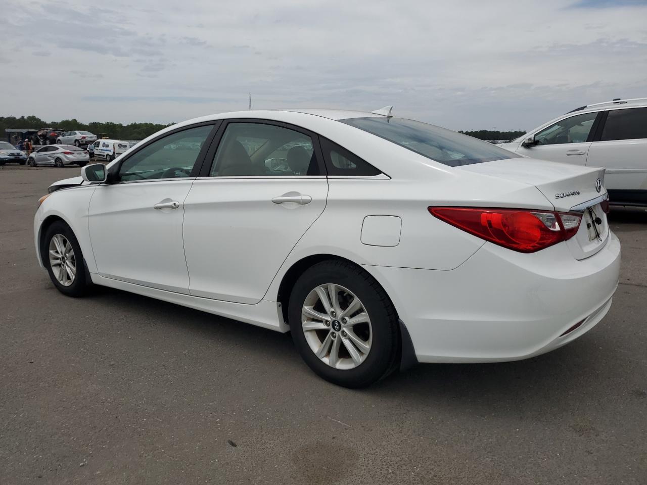 2013 Hyundai Sonata Gls White vin: 5NPEB4AC0DH550565