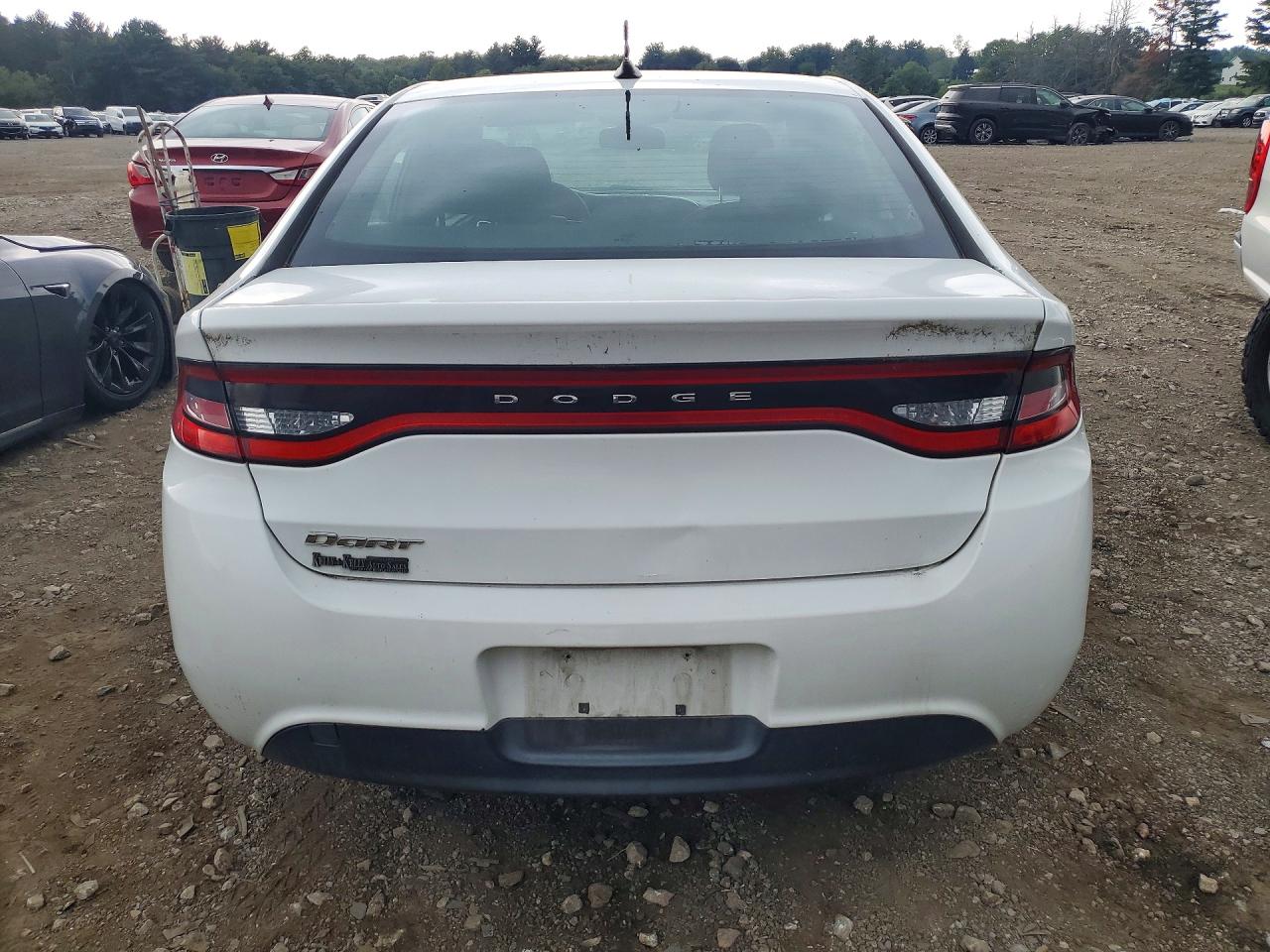2016 Dodge Dart Se Белый vin: 1C3CDFAA5GD577514