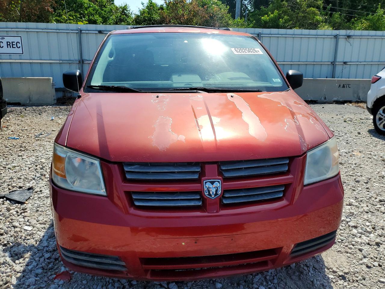 2008 Dodge Grand Caravan Se Red vin: 1D8HN44H08B135699