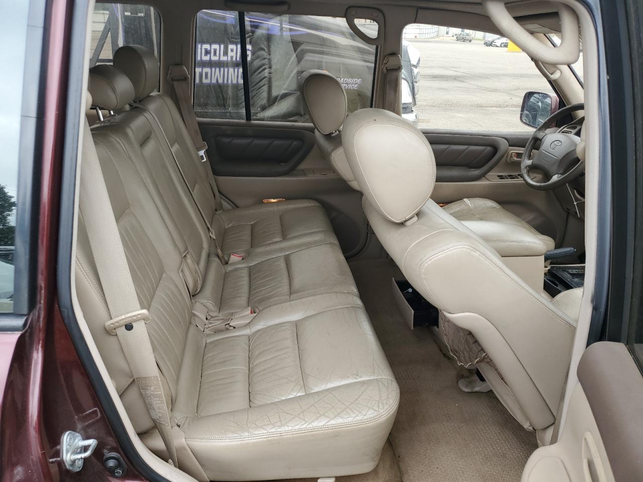 1999 Toyota Land Cruiser Burgundy vin: JT3HT05J9X0069506
