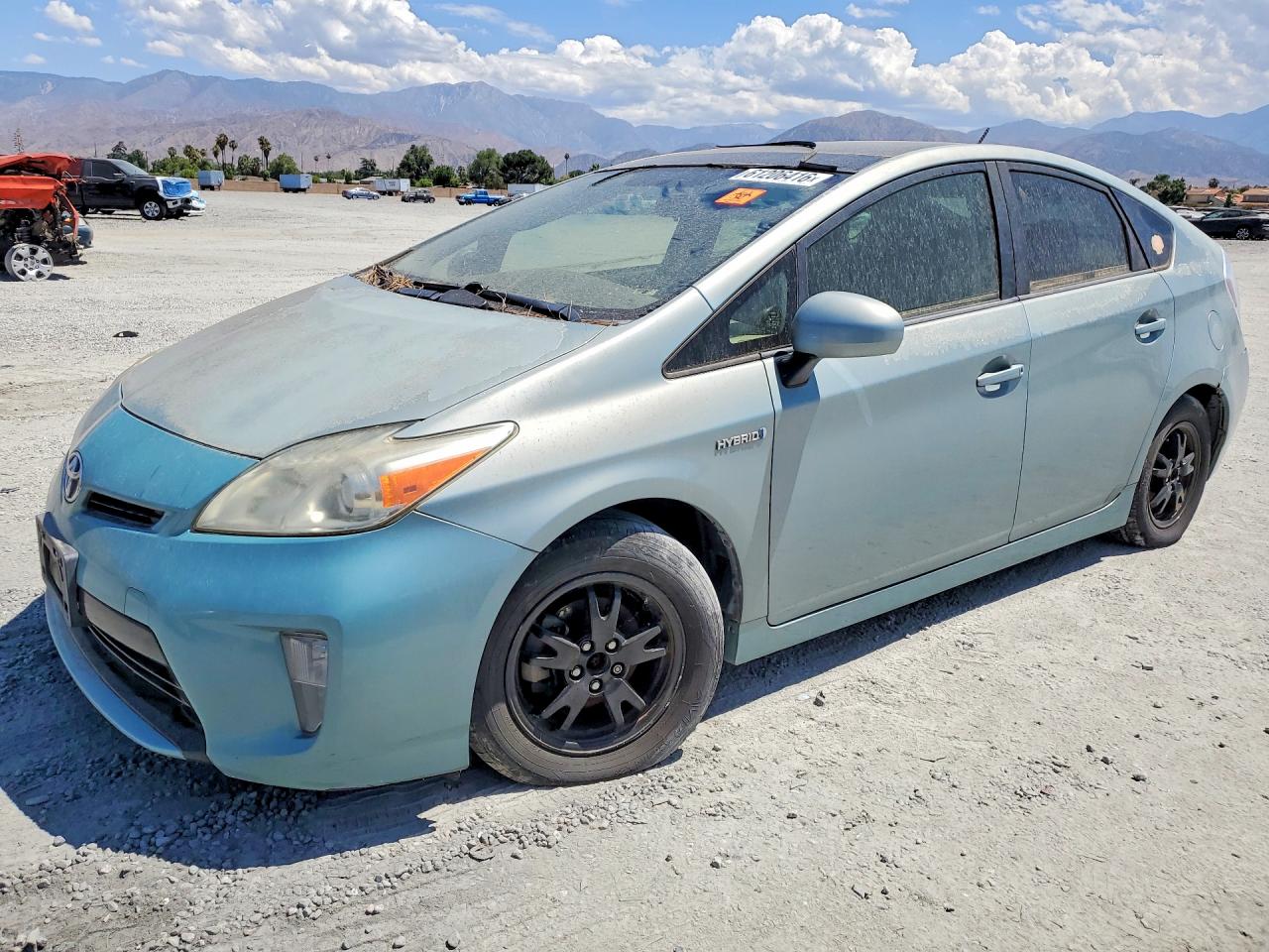 2012 Toyota Prius Three Teal vin: JTDKN3DU3C1611373