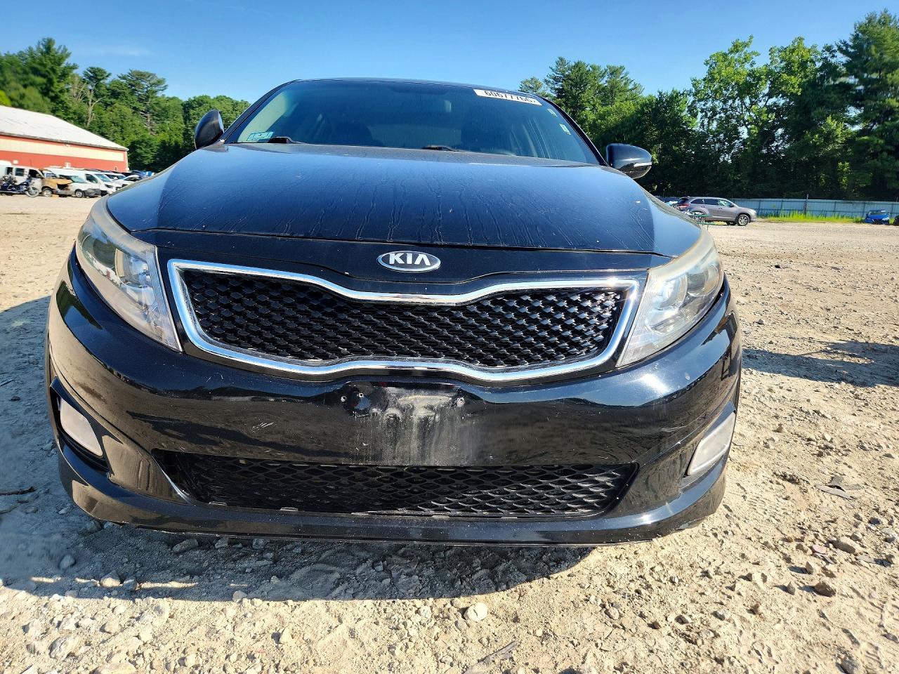 2015 Kia Optima Lx Black vin: 5XXGM4A76FG354635